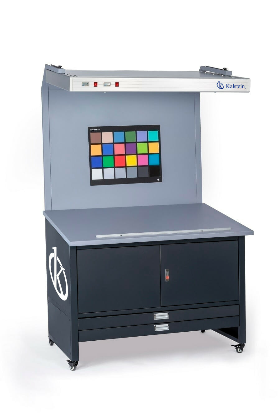 Caja de luz de estación de prueba de color con armarios y cajones YR05548 // YR05550